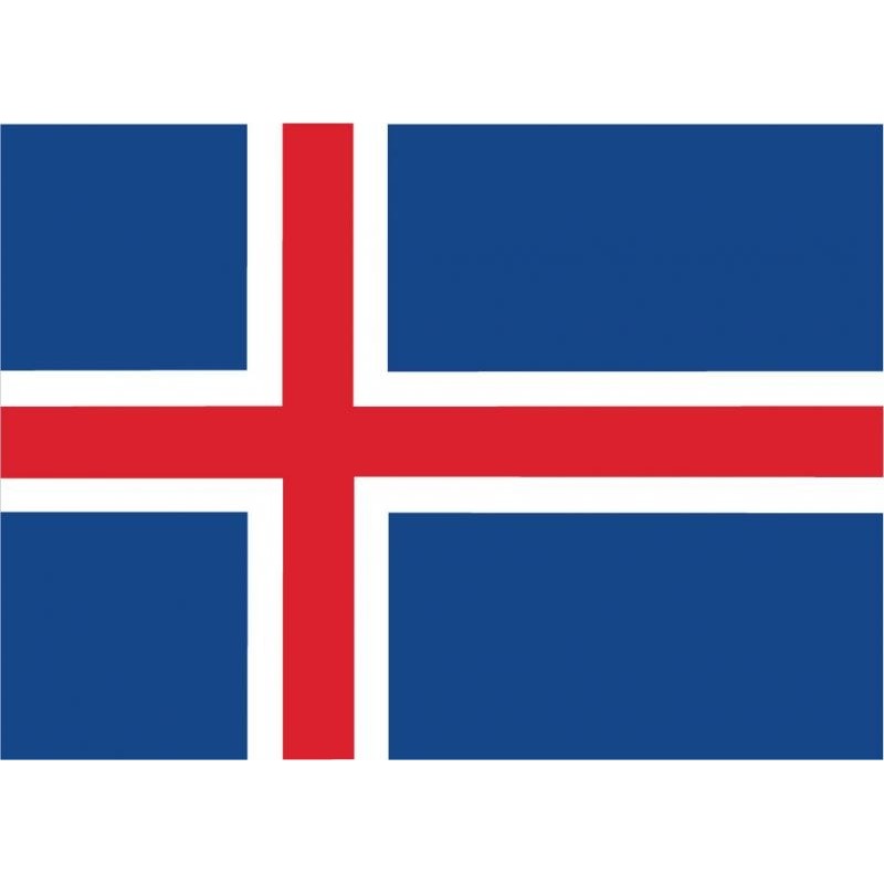 DRAPEAU  ISLANDE 90 X 150 CM DRAPEAU  ISLANDE 90 X 150 CM