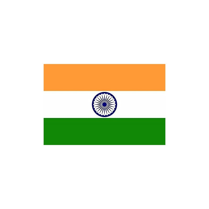 DRAPEAU INDE EN TISSU 90 X 150 CM DRAPEAU INDE EN TISSU 90 X 150 CM