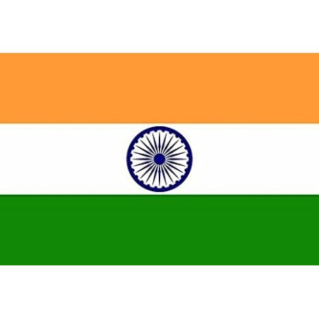 DRAPEAU INDE EN TISSU 90 X 150 CM