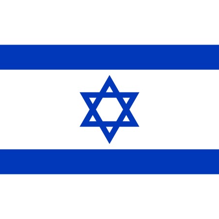 DRAPEAU ISRAEL EN TISSU 90 X 150 CM