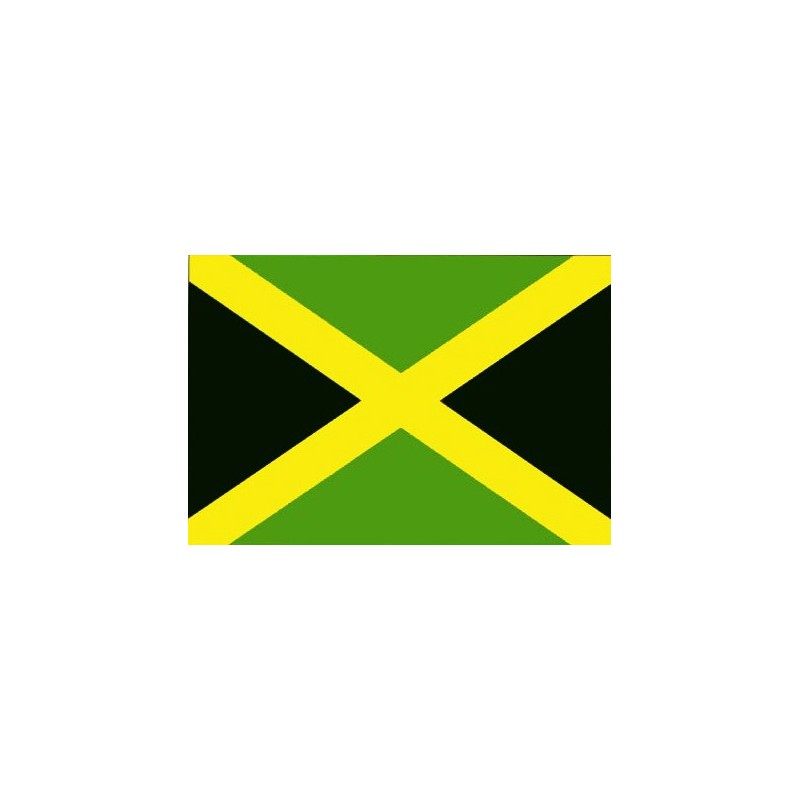 DRAPEAU EN TISSU JAMAIQUE 90 X 150 CM DRAPEAU EN TISSU JAMAIQUE 90 X 150 CM