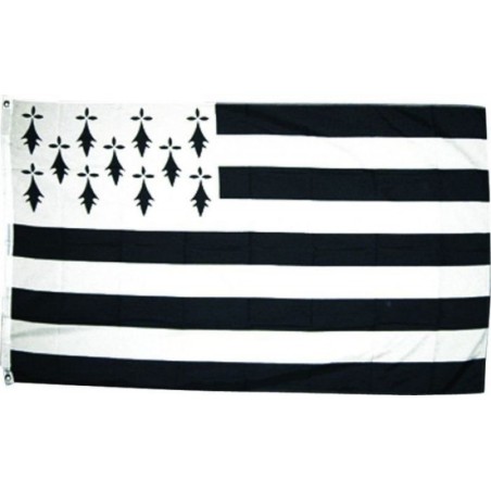 DRAPEAU EN TISSU BRETAGNE 90 X 150 CM 