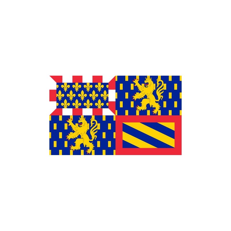 DRAPEAU EN TISSU BOURGOGNE FRANCHE COMTE 90 X 150 CM DRAPEAU EN TISSU BOURGOGNE FRANCHE COMTE 90 X 150 CM