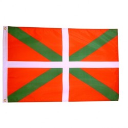 DRAPEAU PAYS BASQUE EN TISSU 90 X 150 CM
