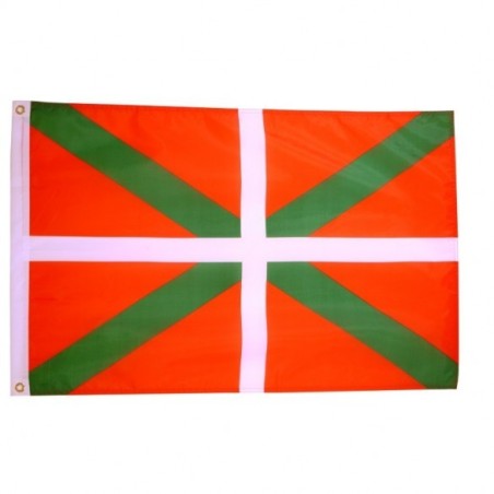 DRAPEAU PAYS BASQUE EN TISSU 90 X 150 CM