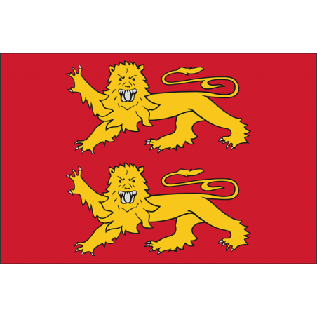 DRAPEAU NORMANDIE EN TISSU 90 X 150 CM
