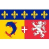 DRAPEAU RHONE ALPES EN TISSU 90 X 150 CM