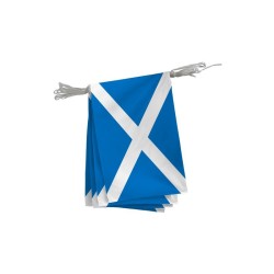 GUIRLANDE ECOSSE 10 METRES 15 PAVILLONS TISSUS