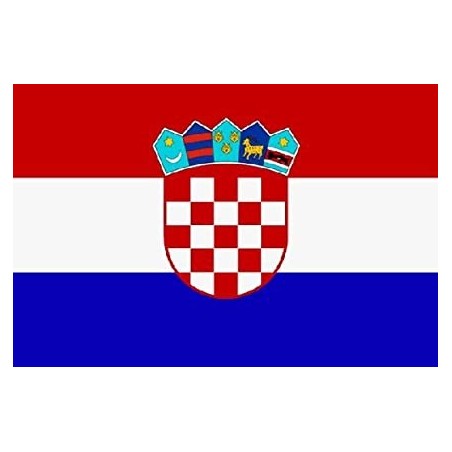 DRAPEAU CROATIE EN TISSU 90 X 150 CM