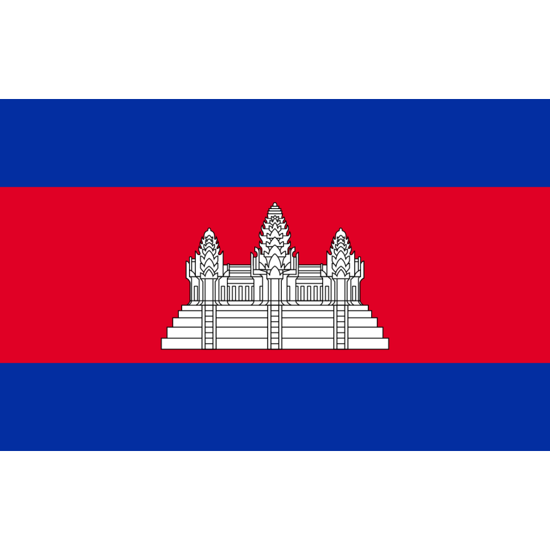 DRAPEAU CAMBODGE EN TISSUS 90 X 150 CM DRAPEAU CAMBODGE EN TISSUS 90 X 150 CM