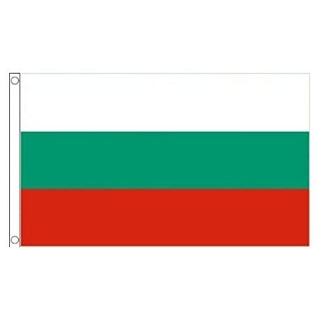 DRAPEAU BULGARIE EN TISSU 30 X 45 CM