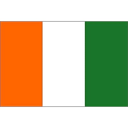 DRAPEAU TISSU COTE D'IVOIRE 60 X 90 CM