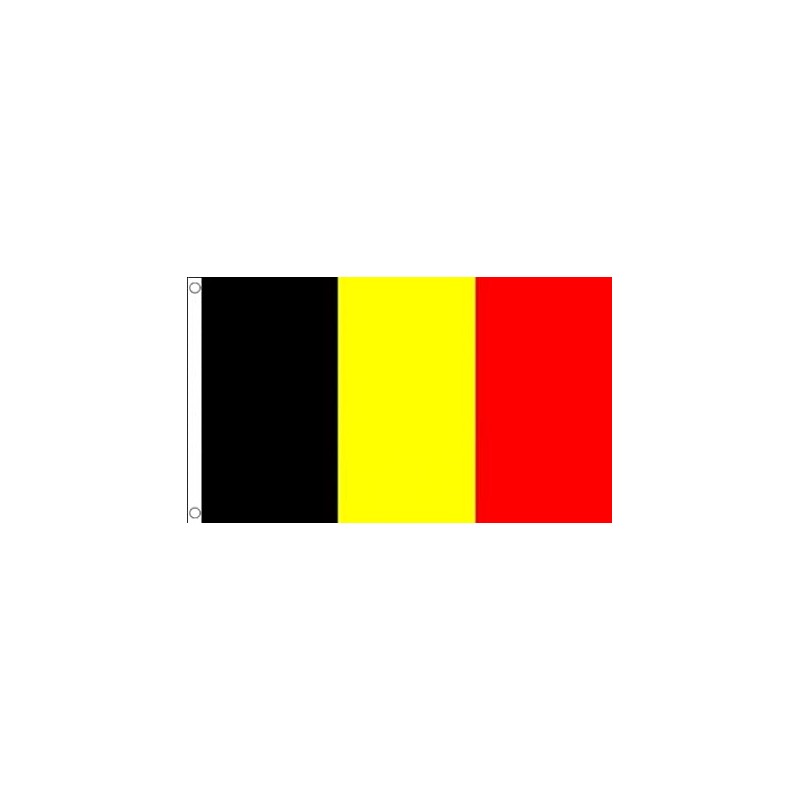 DRAPEAU BELGIQUE EN TISSU 90 X 150 CM DRAPEAU BELGIQUE EN TISSU 90 X 150 CM
