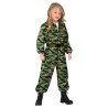 DEGUISEMENT PILOTE COMBINAISON VERT CAMOUFLAGE TAILLE 128CM