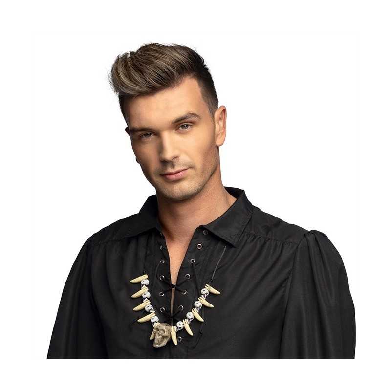COLLIER DENT TETE DE MORT 