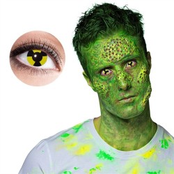 LENTILLES VERT ET NOIR RADIOACTIVE   1 SEMAINE