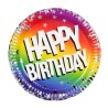 10 ASSIETTES RONDES MULTICOLORES HAPPY BIRTHDAY 18 CM 10 ASSIETTES RONDES MULTICOLORES HAPPY BIRTHDAY 18 CM