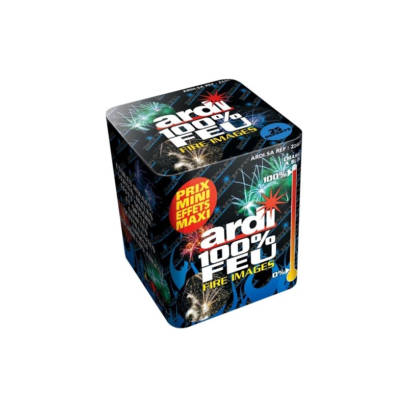 COMPACT FEU D'ARTIFICE FIRE IMAGE 25 DEPARTS  COMPACT FEU D'ARTIFICE FIRE IMAGE 25 DEPARTS