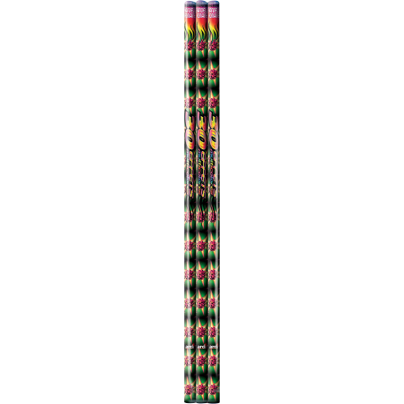 LOT DE 3 CHANDELLES ROMAINE 30 EFFETS 