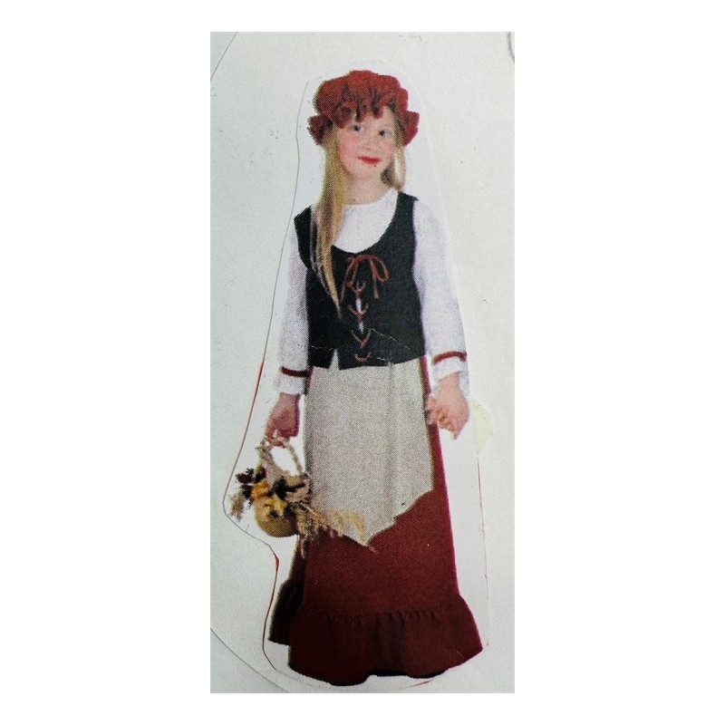 DEGUISEMENT MARIE INGALLS AUBERGISTE MEDIEVALE TAILLE 6 ANS OU 116 CM DEGUISEMENT MARIE INGALLS AUBERGISTE MEDIEVALE TAILLE 6 ANS OU 116 CM
