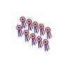10 COCARDES 8 CM SUR EPINGLE A NOURRICE 10 COCARDES 8 CM SUR EPINGLE A NOURRICE