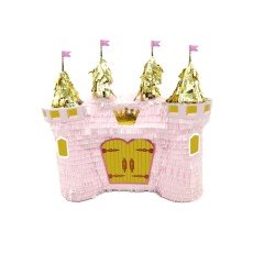 PINATA CHATEAU DE PRINCESSE ROSE 40 X 44.5 X 14 CM 