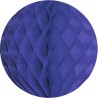 BOULE ALVEOLEE EN PAPIER BLEU ROI 20 CM BOULE ALVEOLEE EN PAPIER BLEU ROI 20 CM