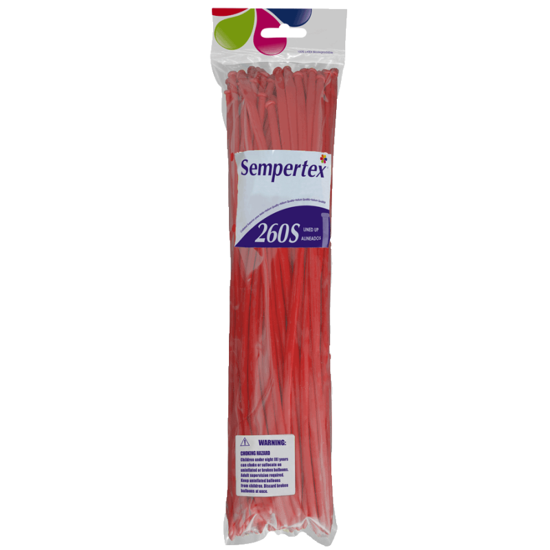 50 BALLONS A MODELER 260Q ROUGE 015