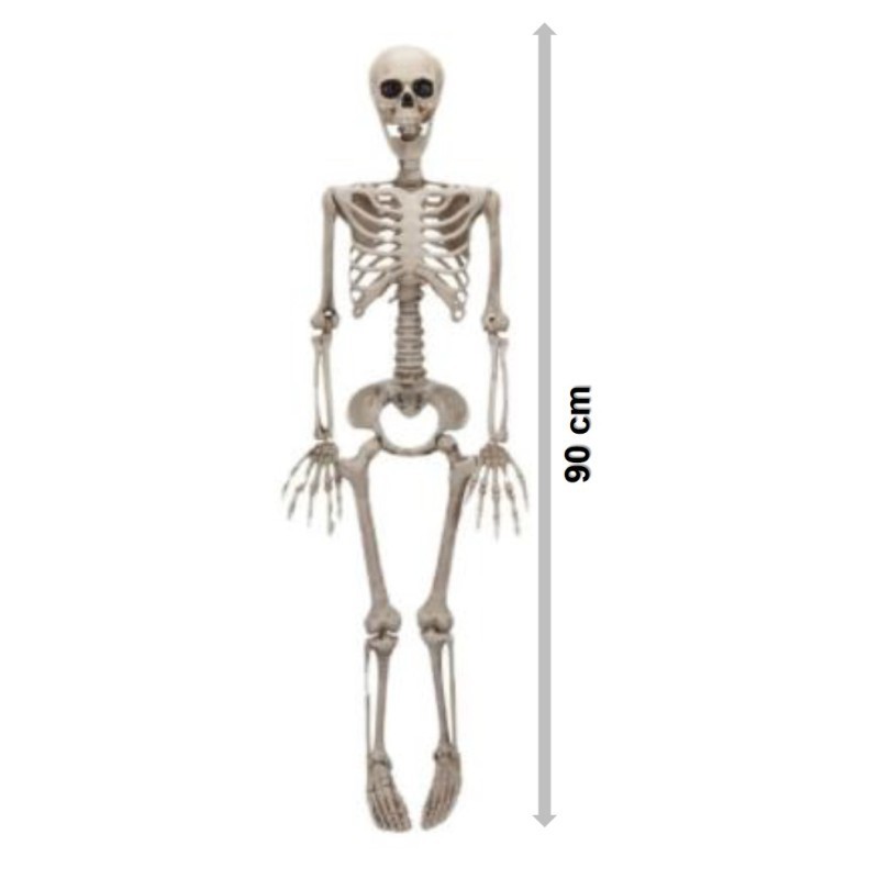 SQUELETTE A SUSPENDRE BOB 90CM HALLOWEEN SQUELETTE A SUSPENDRE BOB 90CM HALLOWEEN