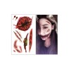 TATOUAGES EPHEMERES CICATRICES HALLOWEEN 6 MODELES DIFFERENTS TATOUAGES EPHEMERES CICATRICES HALLOWEEN 6 MODELES DIFFERENTS