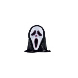 MASQUE LUMINEUX LED TERREUR FANTOME SCREAM