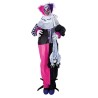 DECORATION HALLOWEEN CLOWN ROSE NOIR TENANT UN ENFANT SON  LUMIERE ET ANIME