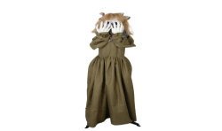 DECORATION HALLOWEEN CREEPY WOMAN FILLE SON LUMIERE ET ANIME 160 CM