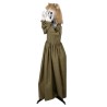 DECORATION HALLOWEEN CREEPY WOMAN FILLE  SON  LUMIERE ET ANIME 160 CM