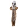 DECORATION HALLOWEEN POUPEE EFFRAYANTE A SUSPENDRE SON LUMIERE ET ANIME 120 CM