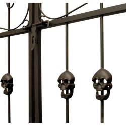 DECORATION HALLOWEEN ARCHE METAL ENTREEOU PORTAIL DE CIMETIERE 270 CM