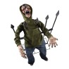 DECORATION HALLOWEEN ZOMBIE EMPALE SON  LUMIERE ET ANIME 140 CM