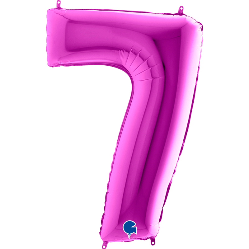 BALLON METALLIQUE CHIFFRE 7 VIOLET 102 CM BALLON METALLIQUE CHIFFRE 7 VIOLET 102 CM