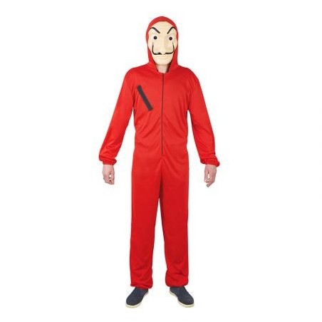 DEGUISEMENT COMBINAISON BRAQUEUR ROUGE TAILLE L - XL