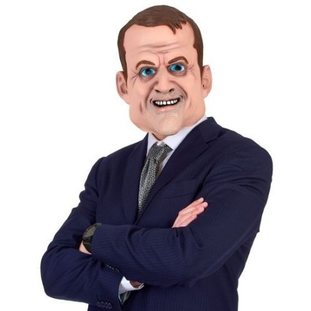MASQUE PRESIDENT EMMANUEL MACRON EN LATEX