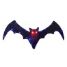 DECORATION HALLOWEEN CHAUVE SOURIS NOIRE BRILLANTE ET LUMINEUSE