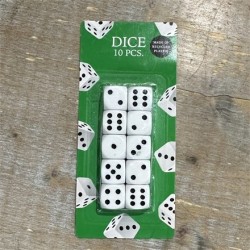 LOT DE 10 DES A JOUER