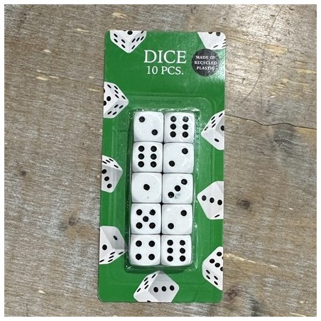 LOT DE 10 DES A JOUER