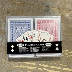 LOT DE 2 JEUX DE CARTES 56 CARTES