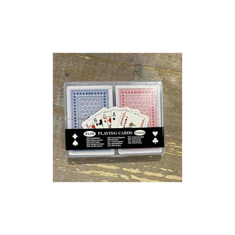 LOT DE 2 JEUX DE CARTES 56 CARTES LOT DE 2 JEUX DE CARTES 56 CARTES