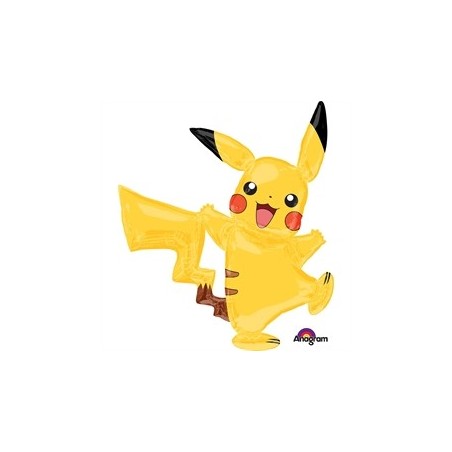BALLON METALLIQUE MARCHEUR AIRWALKERS POKEMON PIKACHU 132X139CM