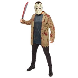 DEGUISEMENT HALLOWEEN  JASON MENS HOMME FRIDAY THE 13 TH TAILLE 46-48