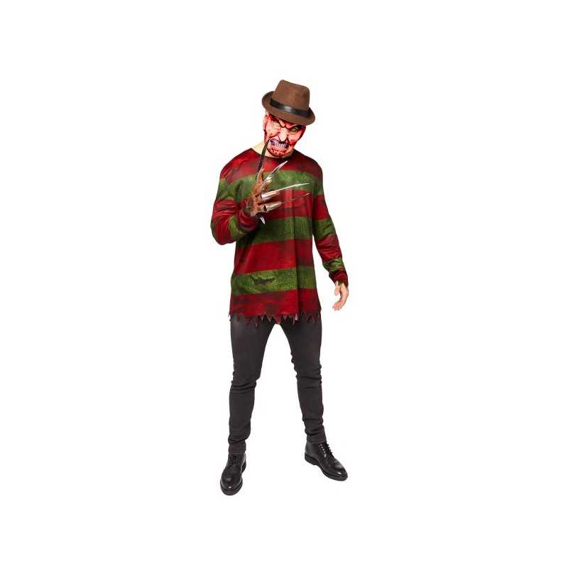 DEGUISEMENT HALLOWEEN FREDDY KRUEGER HOMME TAILLE 46-48