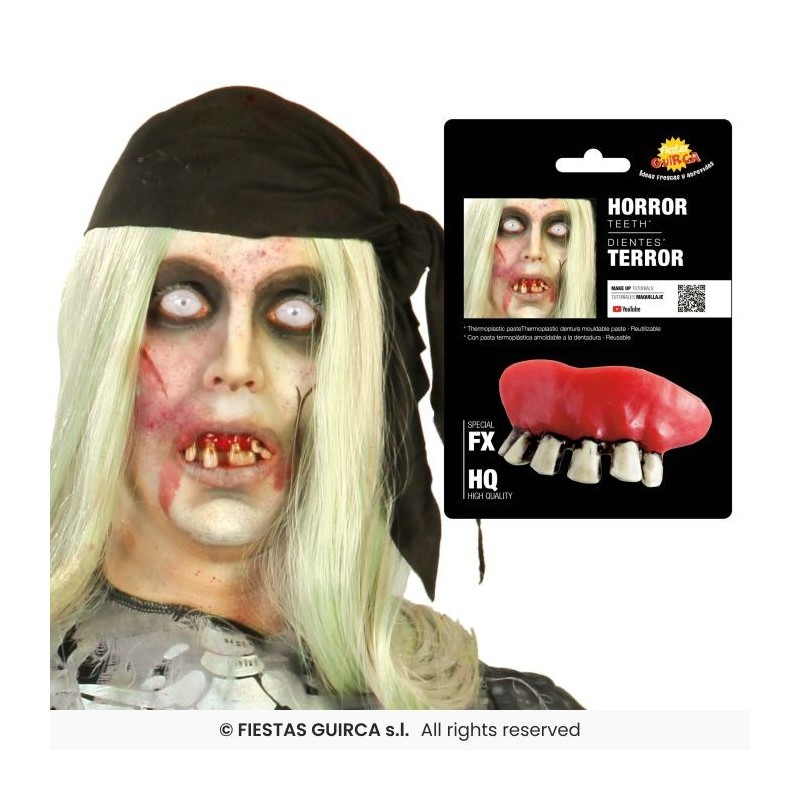 MAQUILLAGE DENTS DE SOCIERE POURRIES