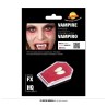2 DENTS CANINES DE DRACULA VAMPIRE AVEC PATE 2 DENTS CANINES DE DRACULA VAMPIRE AVEC PATE
